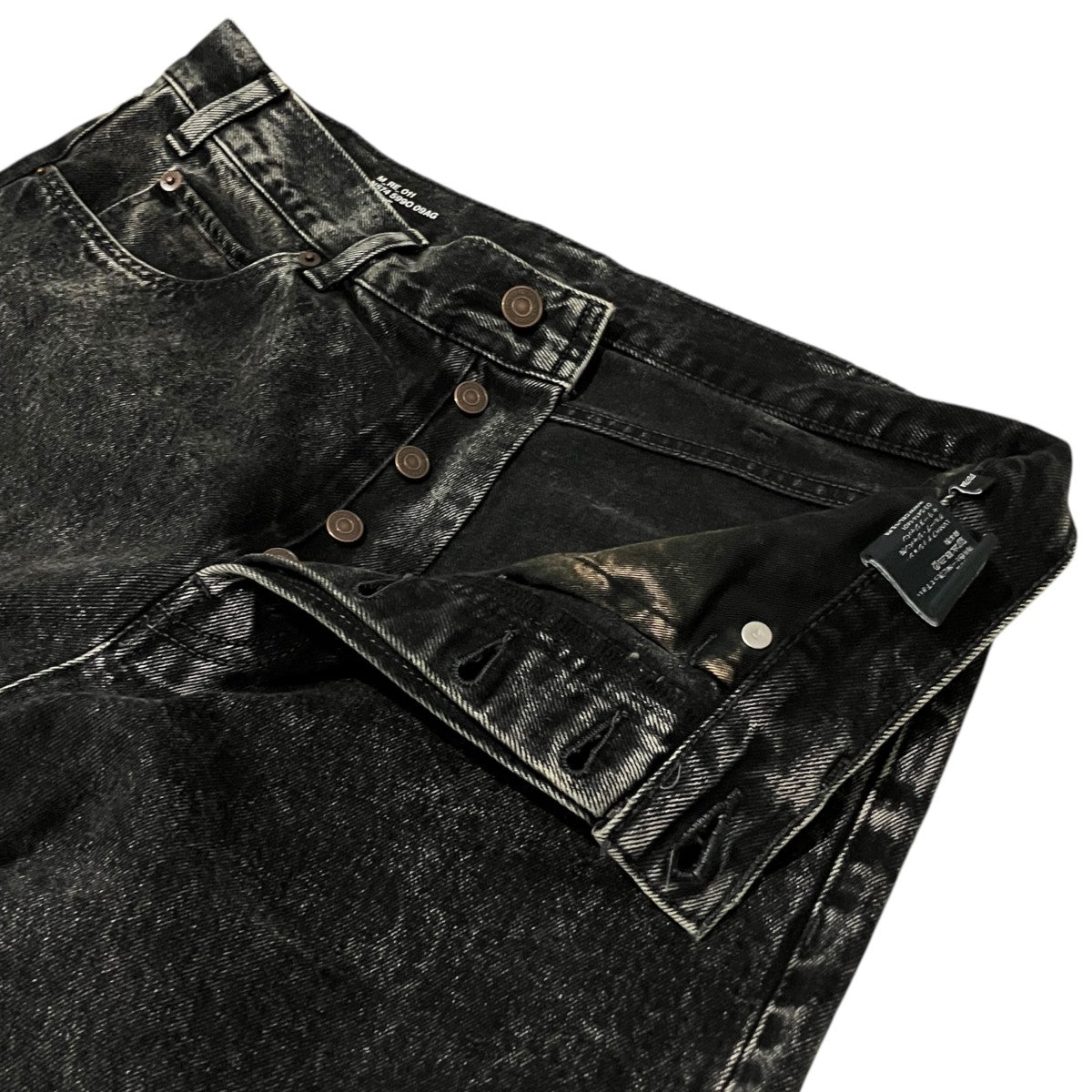 CELINE 【KURT JEANS ACID GRAY WASH】ケミカルウォッシュデニムパンツM RE 011 古着・中古-5枚目のアイテム画像