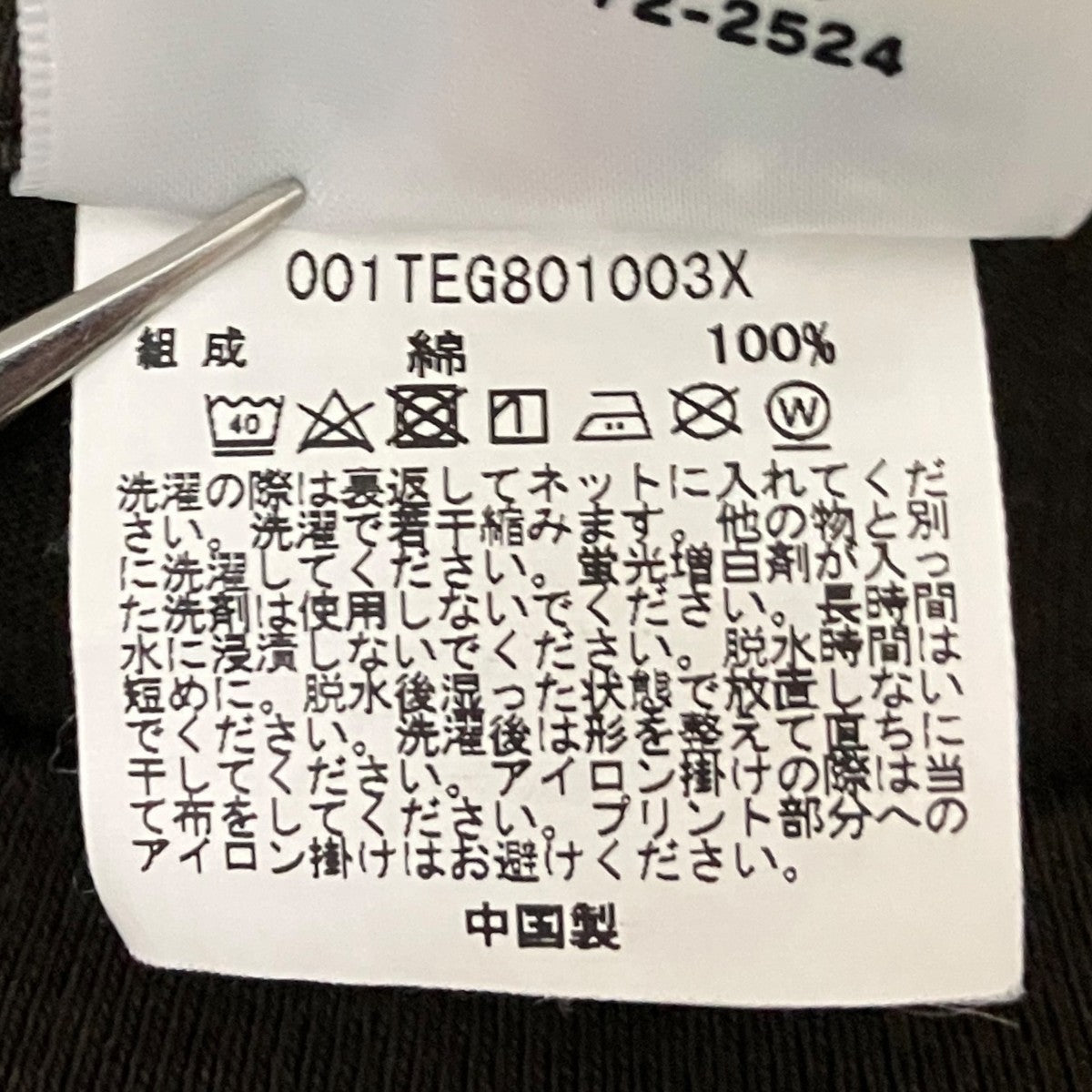 胸ロゴ半袖Tシャツ001TEG801003X