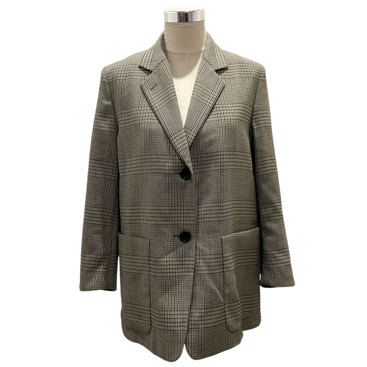 【FOX BROTHERS GLEN CHECK WOOL TWILL jacket】グレンチェックウールツイル ジャケット578--4120003