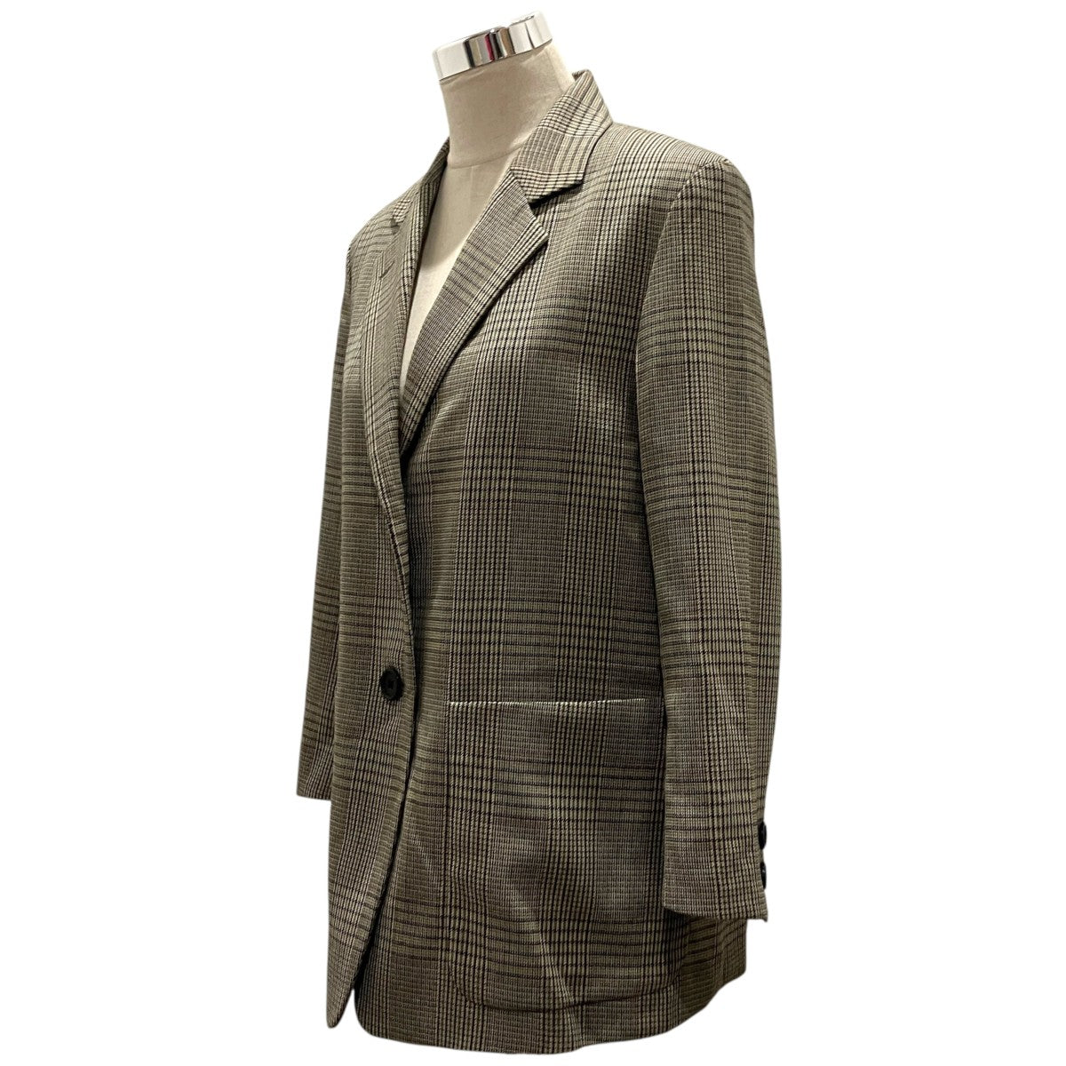 【FOX BROTHERS GLEN CHECK WOOL TWILL jacket】グレンチェックウールツイル ジャケット578--4120003