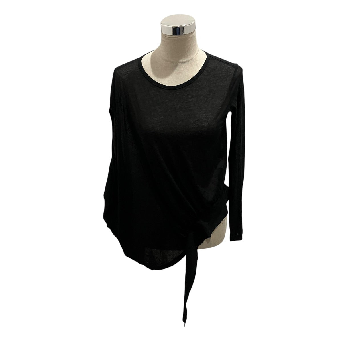 YOHJI YAMAMOTO 22SSシースルーアシンメトリーカットソーFG-T08-071 古着・中古-1枚目のアイテム画像