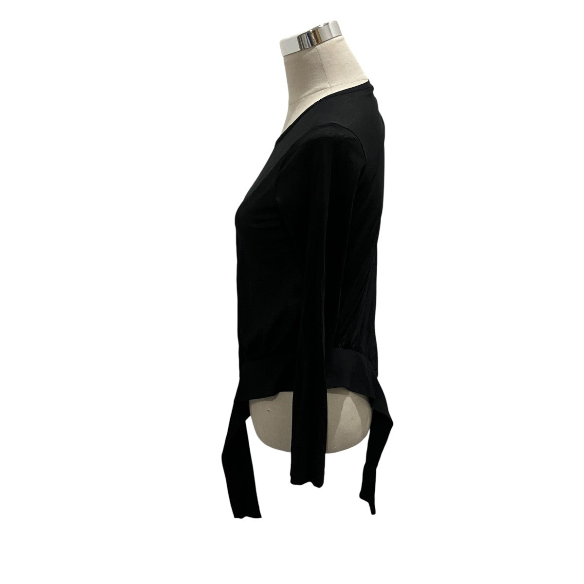 YOHJI YAMAMOTO 22SSシースルーアシンメトリーカットソーFG-T08-071 古着・中古-5枚目のアイテム画像