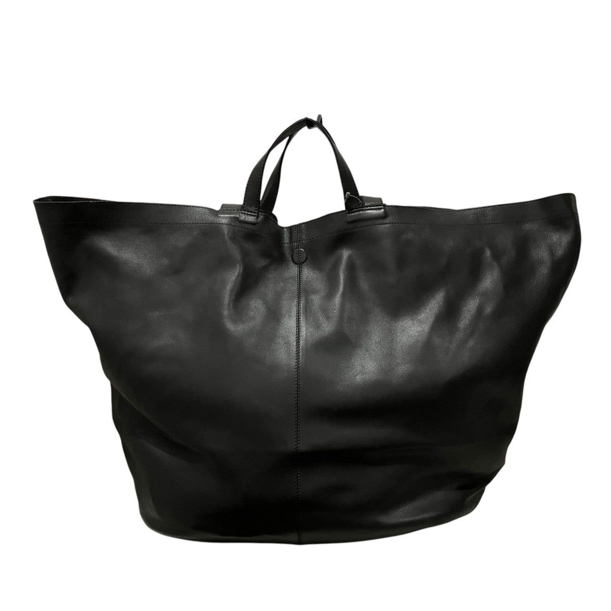 Morphee(モルフェ) DOUBLE TOTE (XXL)レザートートバッグ ブラック