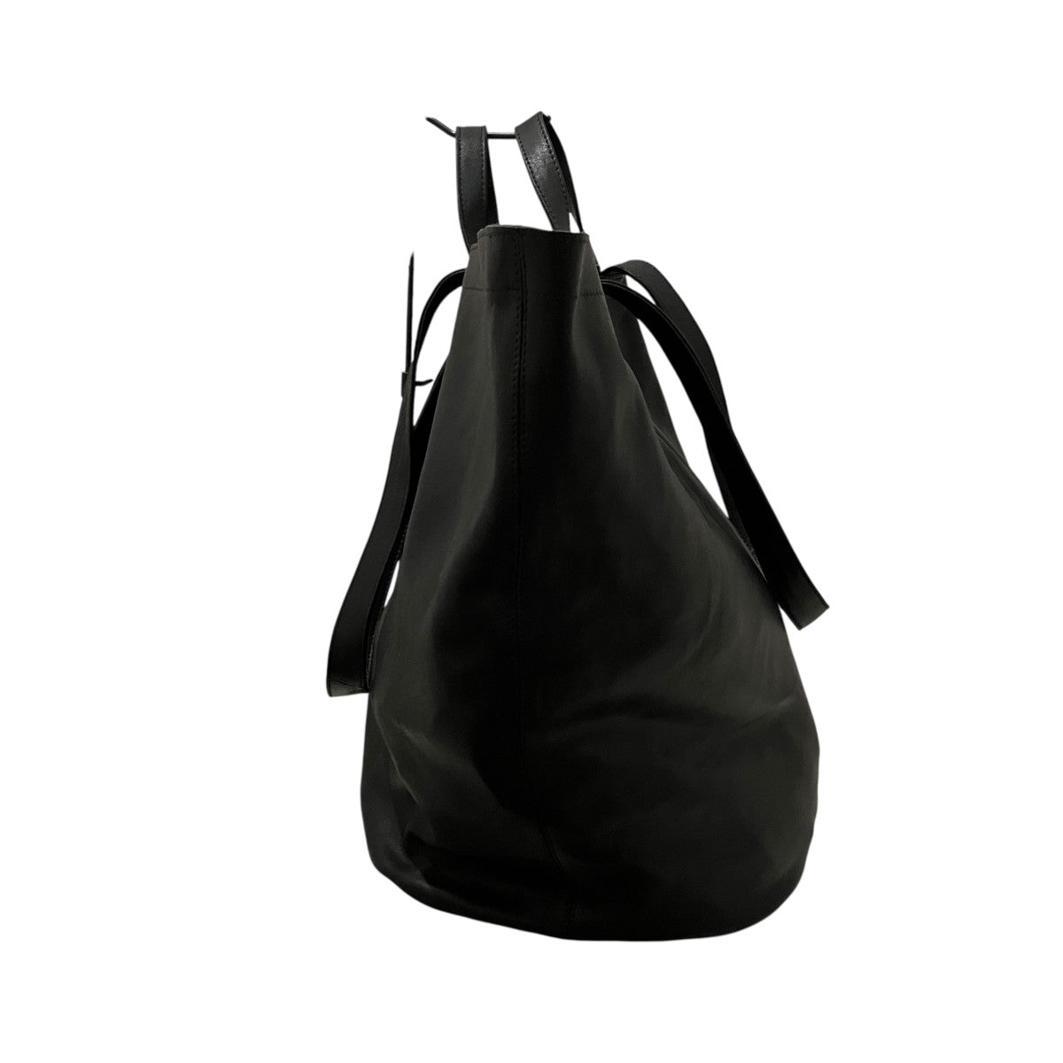 Morphee(モルフェ) DOUBLE TOTE (XXL)レザートートバッグ ブラック