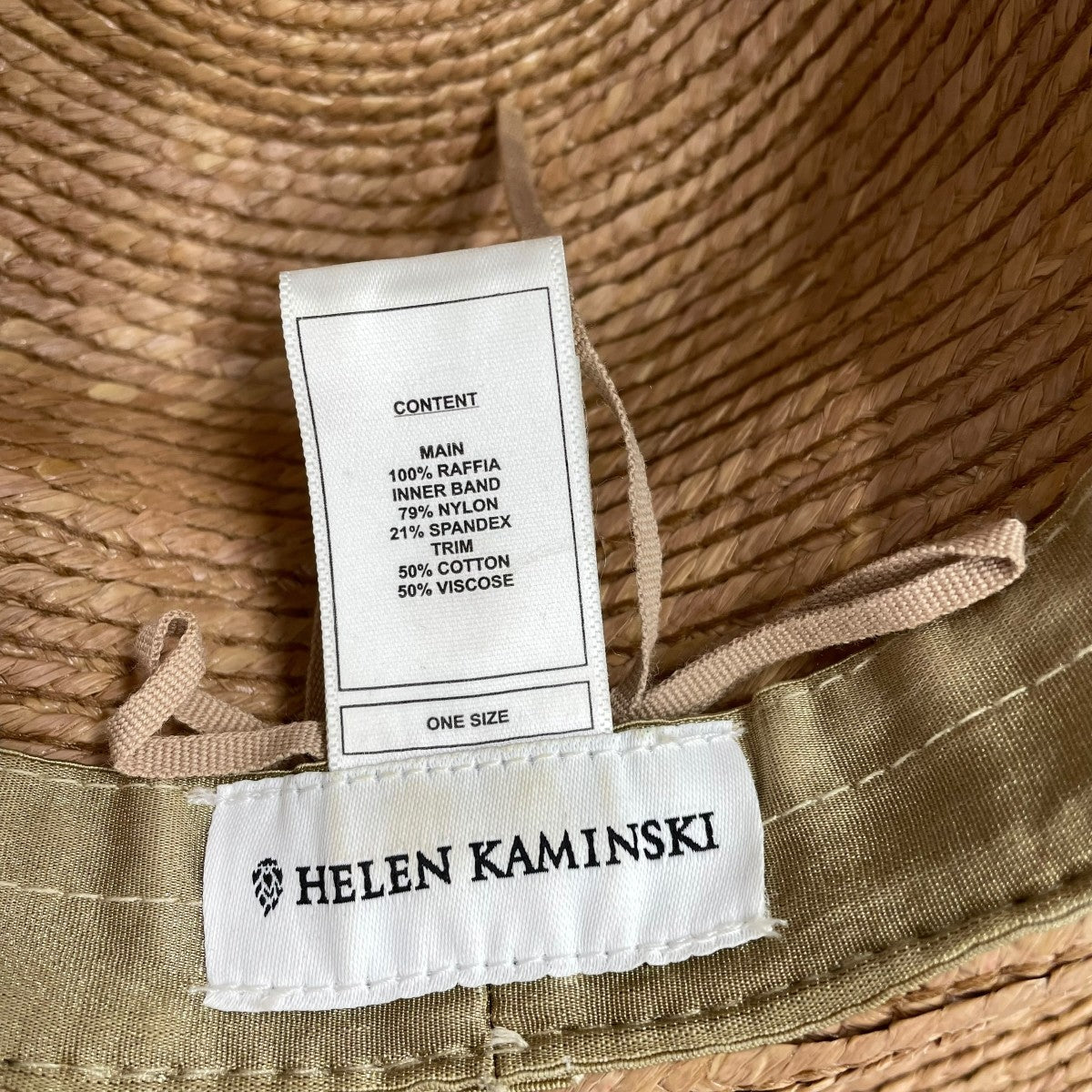 HELEN KAMINSKI ラフィアハット 古着・中古-5枚目のアイテム画像