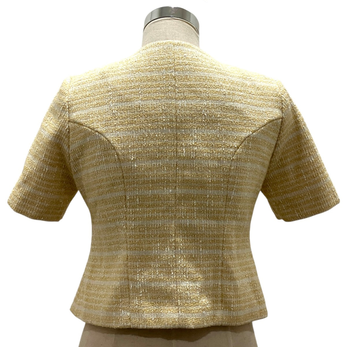 【Louise Classic Tweed Jacket】半袖ツイードジャケット1251307141