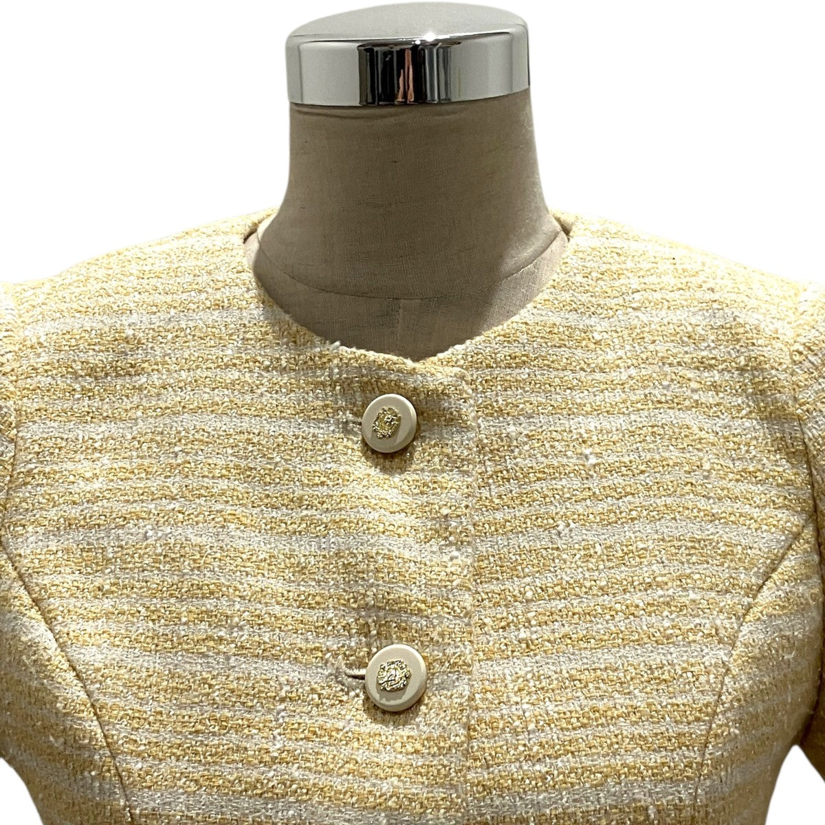 【Louise Classic Tweed Jacket】半袖ツイードジャケット1251307141