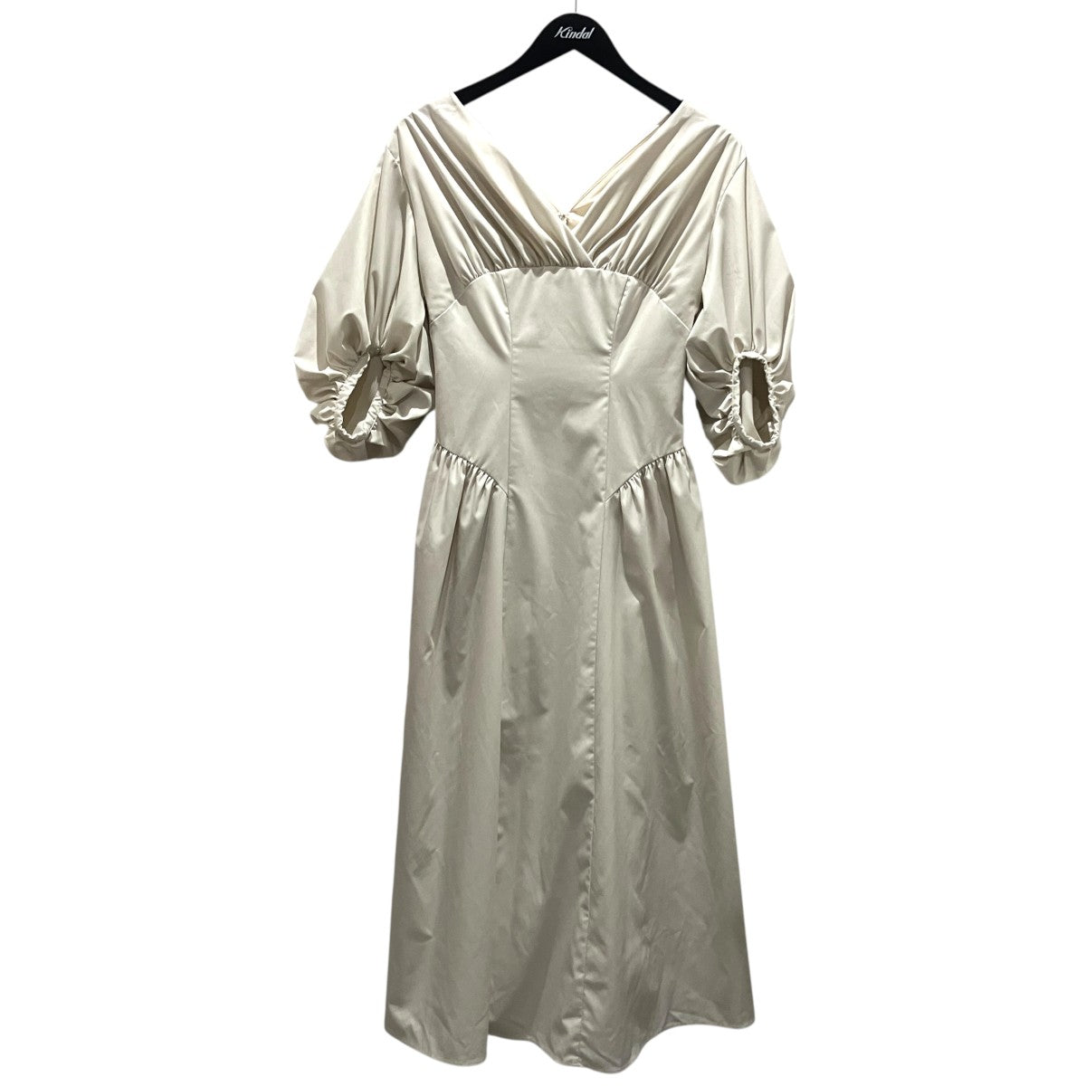 【Gathered Sleeve Dress】スリーブワンピース1261305057