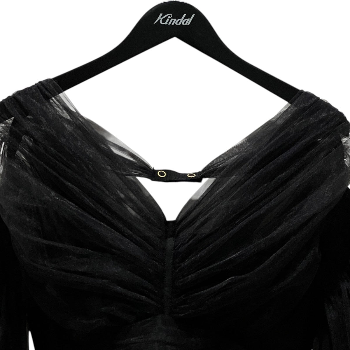 【MUTTON SLEEVE TULLE BLOUSE】シースルーブラウスFTC222-0102