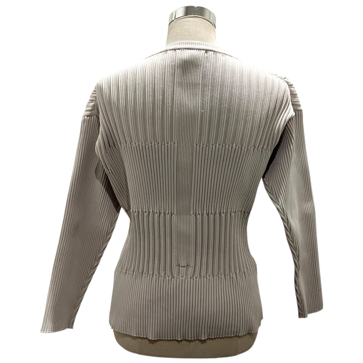 【FLUTED LONG SLEEVE TOP】リブニットCF002KN050