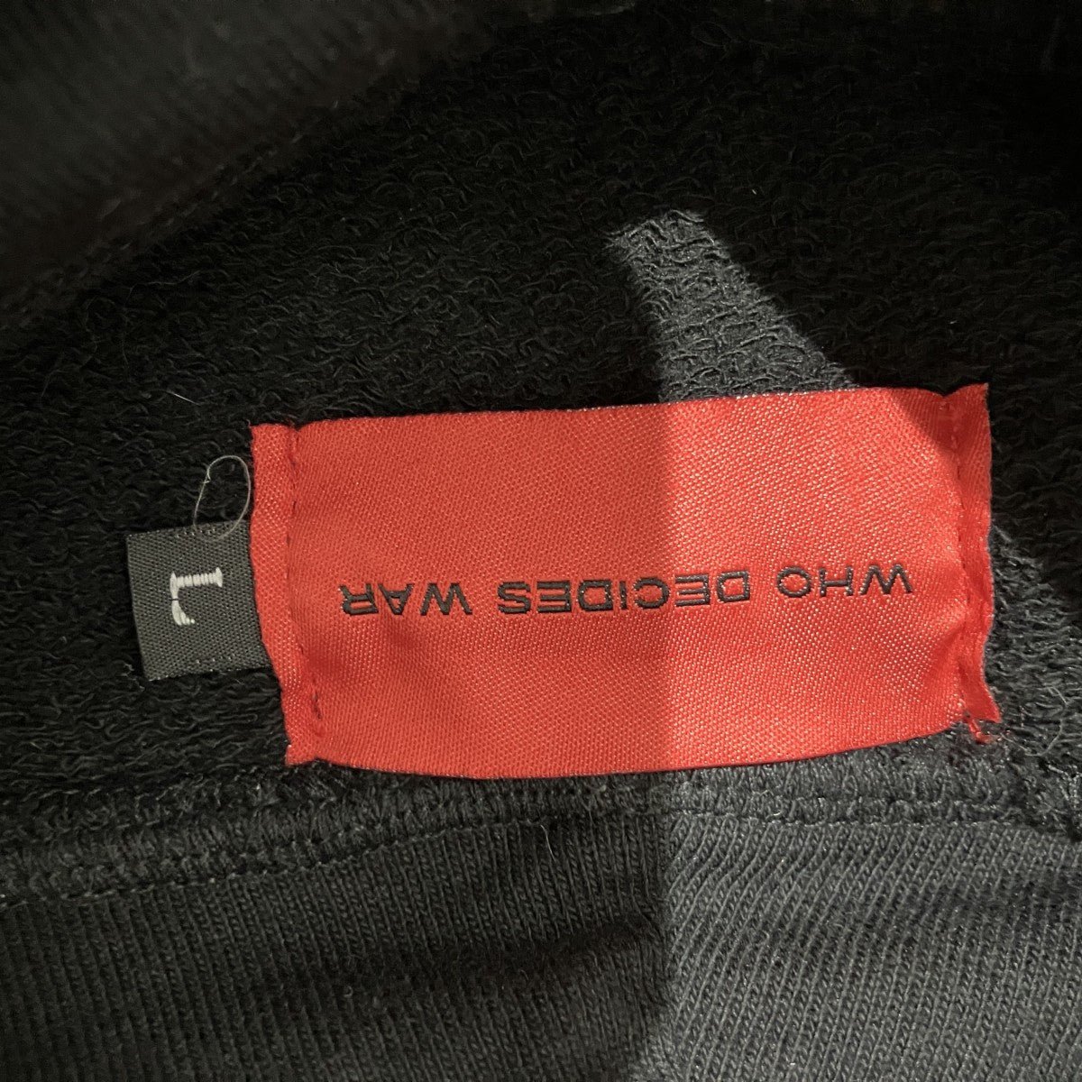 メッシュレイヤードピクトグラムパーカーWHODECIDESCO
