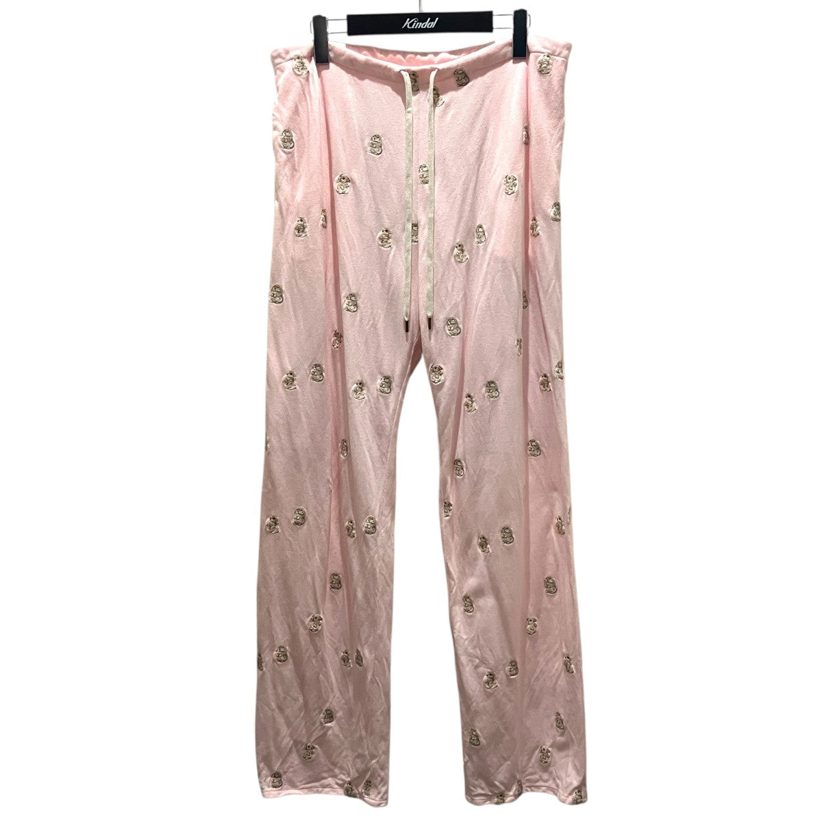 26SS【EMBROIDERY FLAT PANTS】ラビット刺繍ジャージーパンツMSS26P021