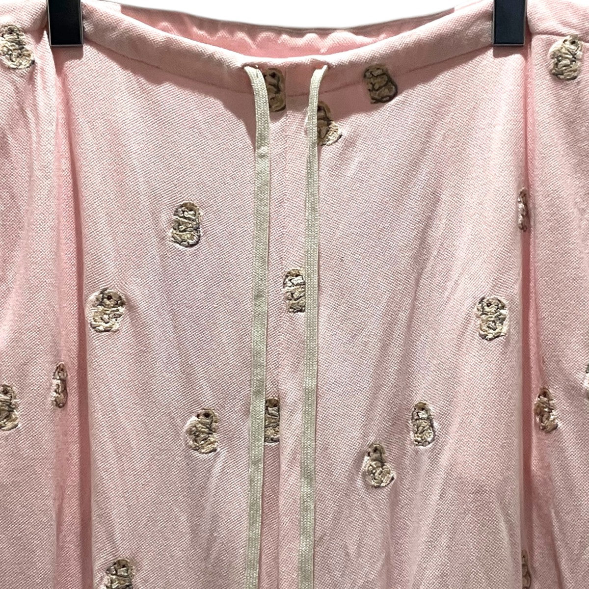 26SS【EMBROIDERY FLAT PANTS】ラビット刺繍ジャージーパンツMSS26P021