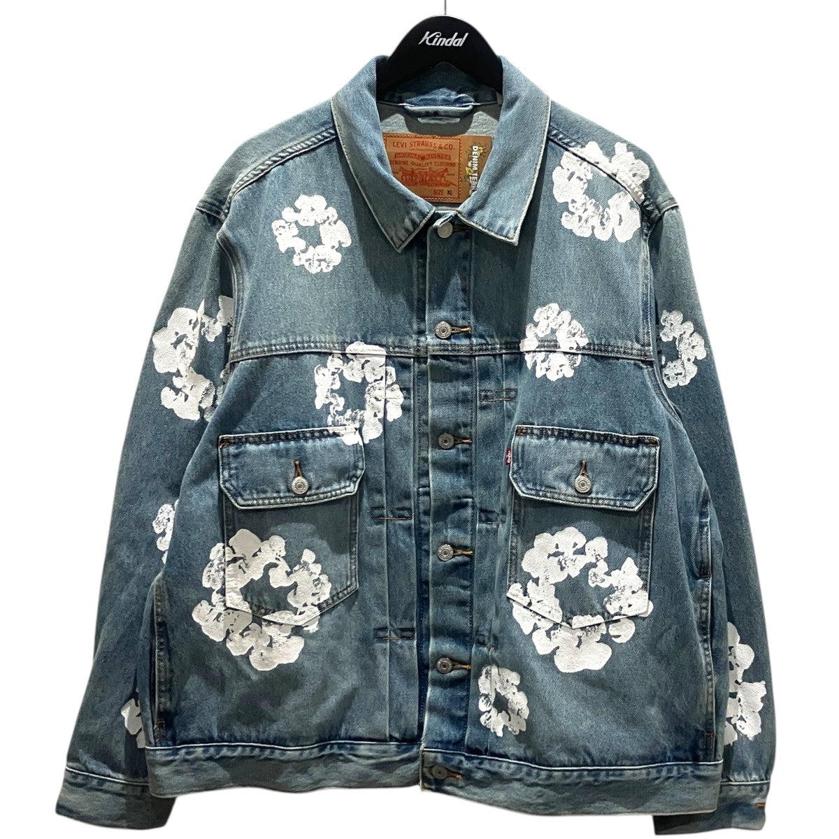【TYPE-2 ALL OVER WREATH LIGHT WASH】フラワーデニムジャケットPC9-A2318-0003