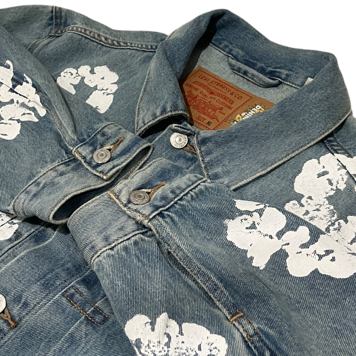 【TYPE-2 ALL OVER WREATH LIGHT WASH】フラワーデニムジャケットPC9-A2318-0003