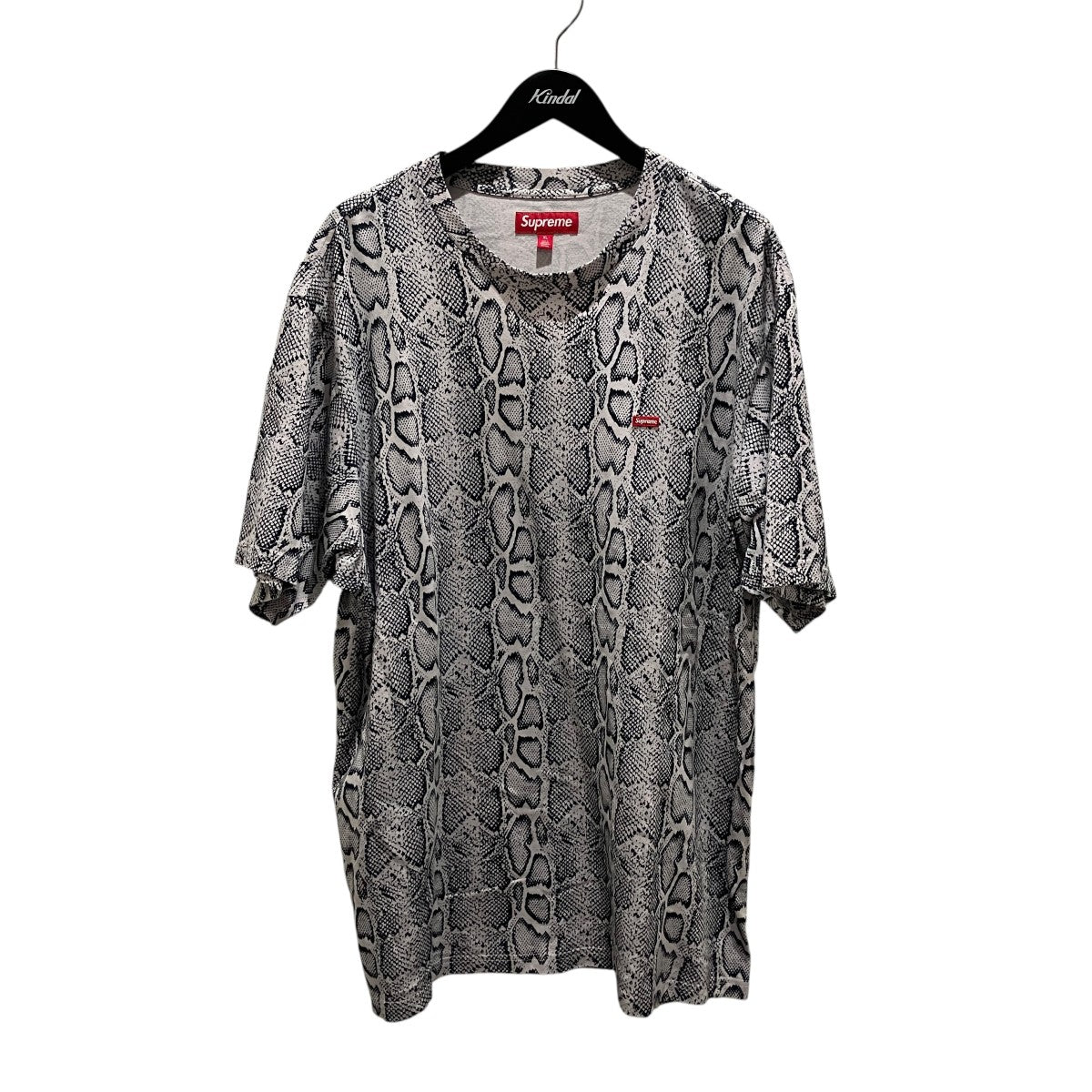 Supreme Small Box Logo Snake総柄Tシャツ 古着・中古-1枚目のアイテム画像