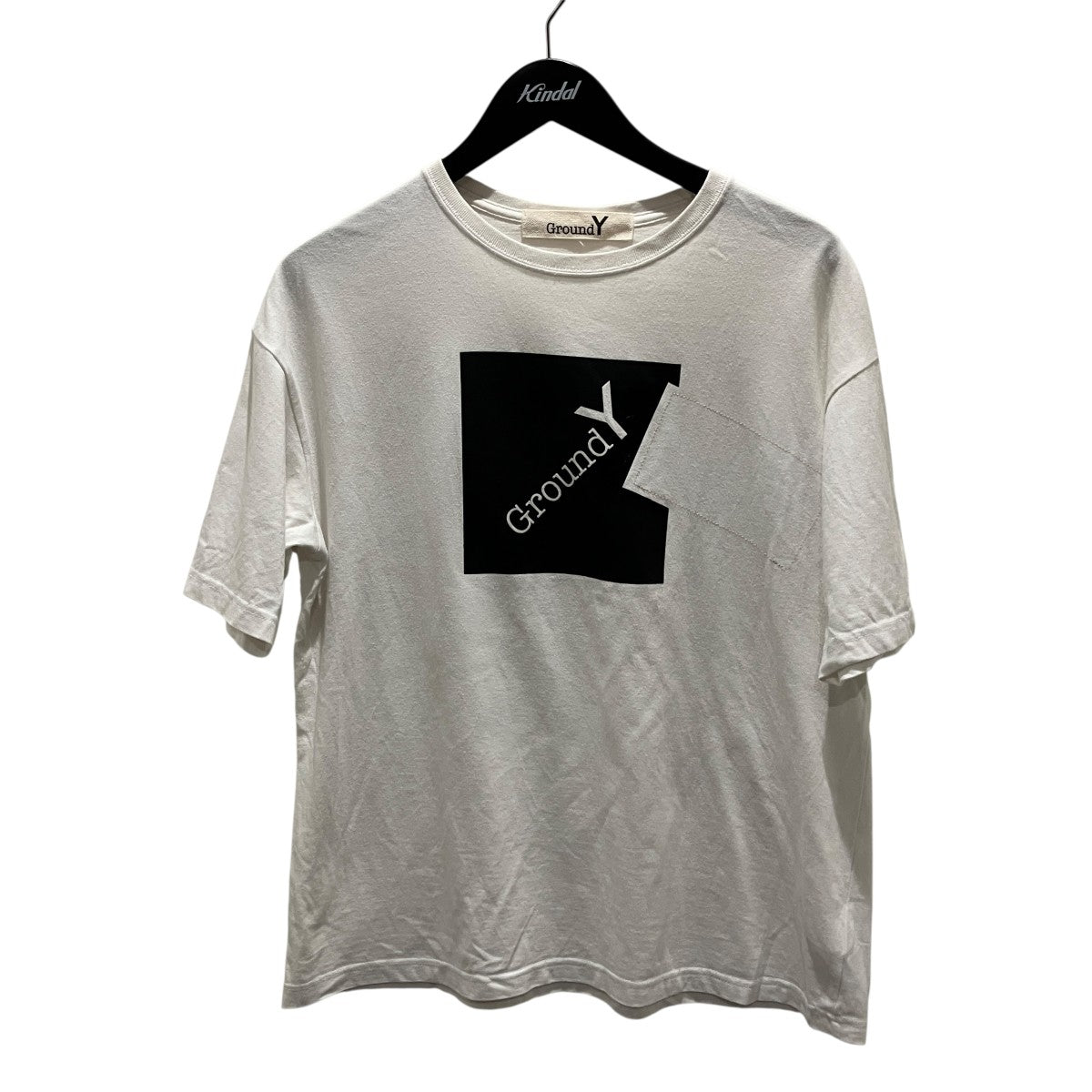 GROUND Y PATCHWORK CUT TEEプリントTシャツGA-T71-076 古着・中古-1枚目のアイテム画像