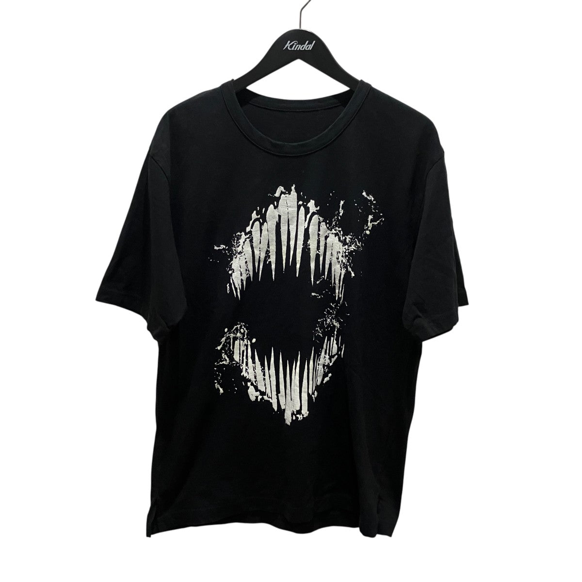 GROUND Y Chainsaw man teeth cotton T-shirtプリントTシャツGF-T05-040 古着・中古-1枚目のアイテム画像