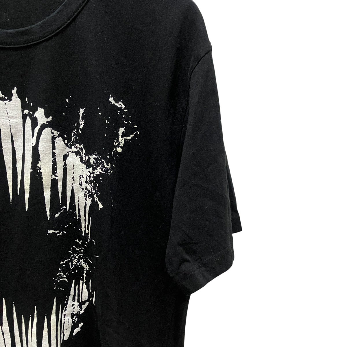 GROUND Y Chainsaw man teeth cotton T-shirtプリントTシャツGF-T05-040 古着・中古-4枚目のアイテム画像