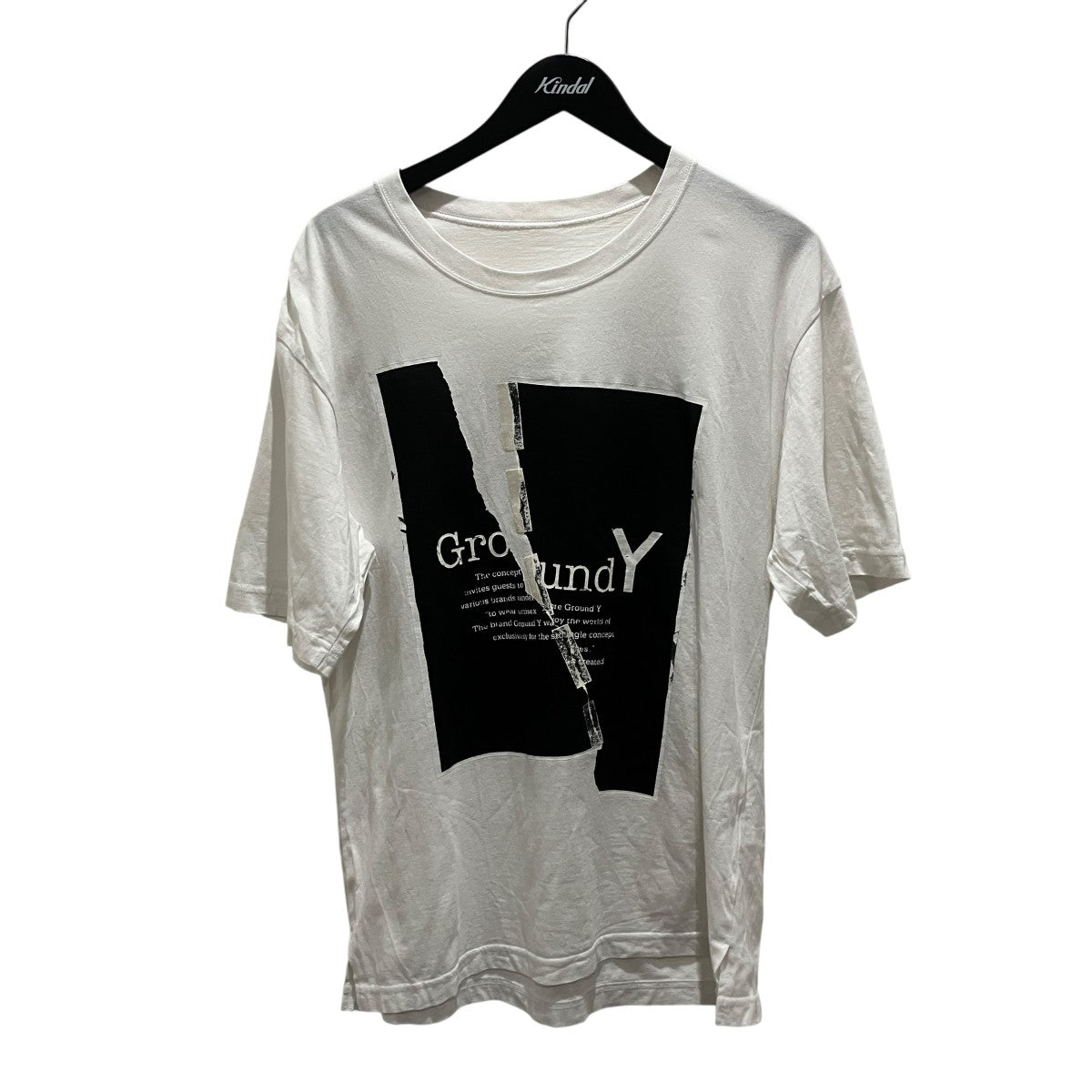 GROUND Y プリントTシャツGG-T53-061 古着・中古-1枚目のアイテム画像