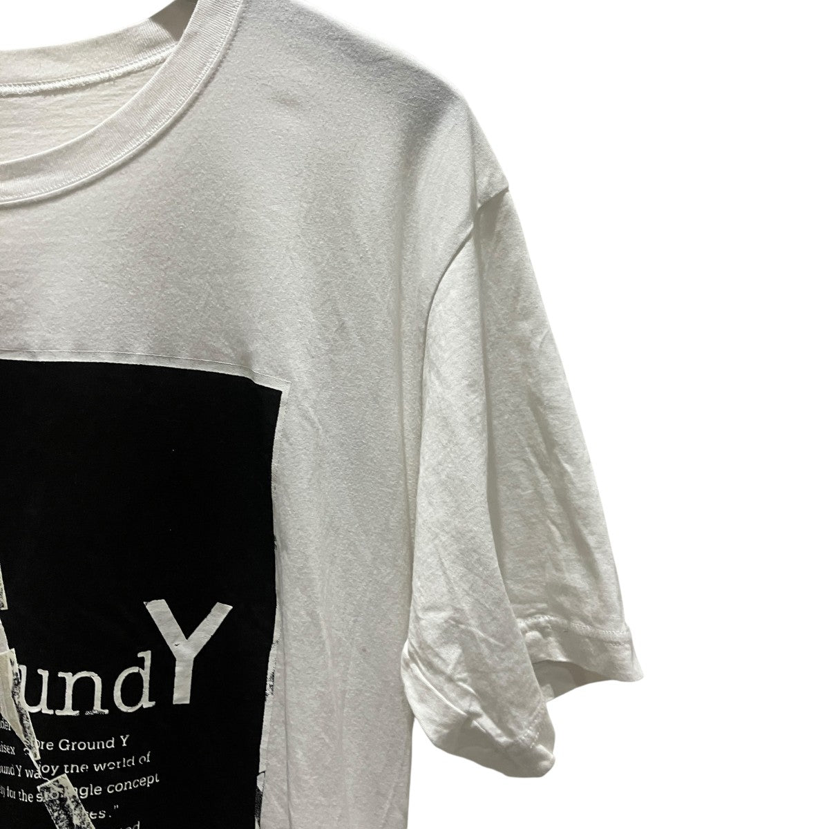 GROUND Y プリントTシャツGG-T53-061 古着・中古-5枚目のアイテム画像
