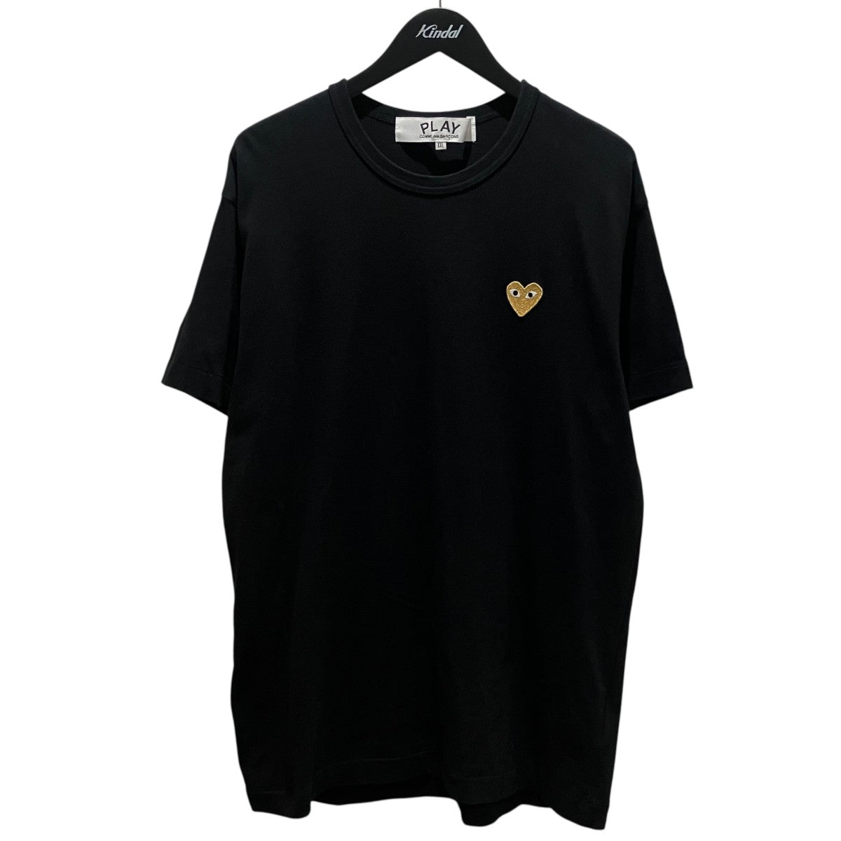 【T-Shirt With Gold Emblem Black】半袖TシャツAX-T216