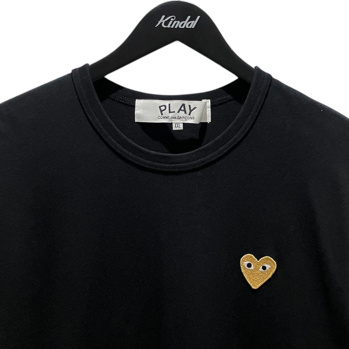 【T-Shirt With Gold Emblem Black】半袖TシャツAX-T216