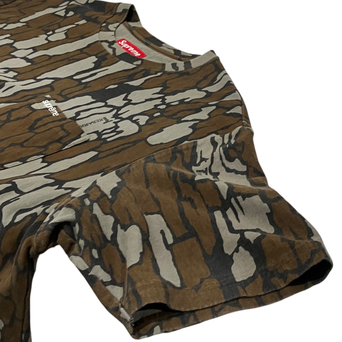 【S／S Pocket Tee Mossy Oak Trebark Camo】総柄カットソー