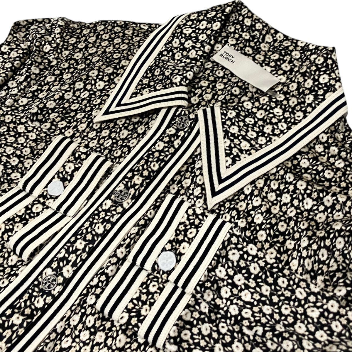 TORY BURCH 小花柄長袖ワンピース 古着・中古-6枚目のアイテム画像