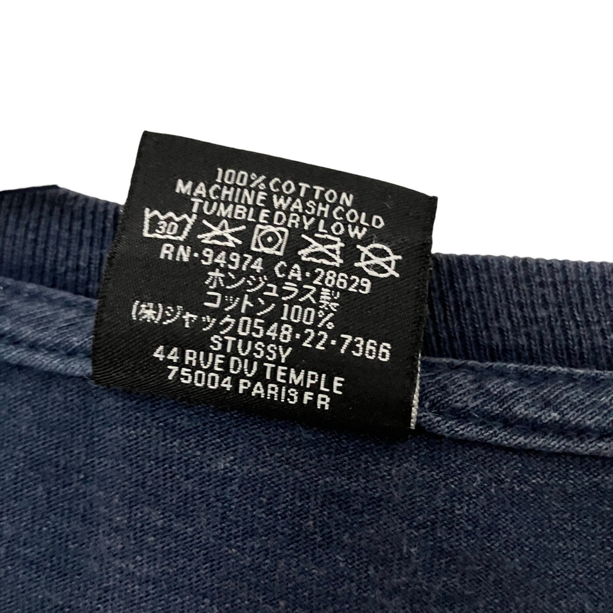 両面ロゴプリント半袖Tシャツ