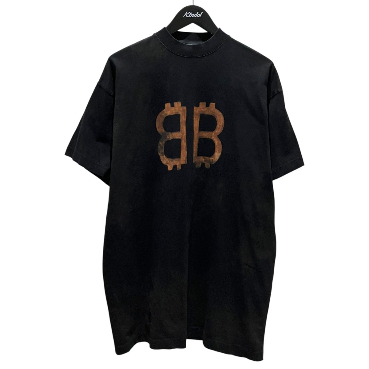 【BB CRYPTO ROGO TEE】ヴィンテージ加工オーバーサイズ半袖Tシャツ739028 T0VN8