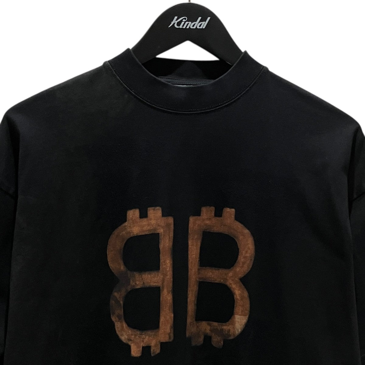 【BB CRYPTO ROGO TEE】ヴィンテージ加工オーバーサイズ半袖Tシャツ739028 T0VN8