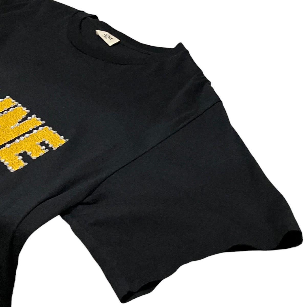 23SSロゴラインストーン半袖Tシャツ2X15M671Q