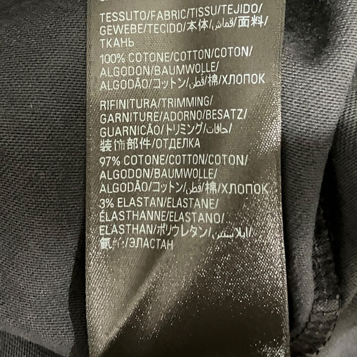 テープロゴダメージ半袖Tシャツ739784 T0VA9