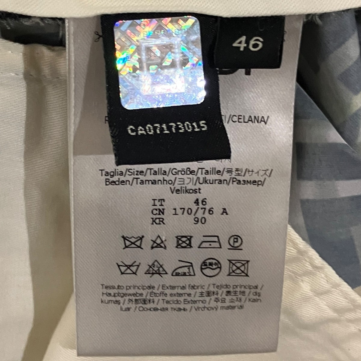ズッカ柄スラックスFB0366 ABBW