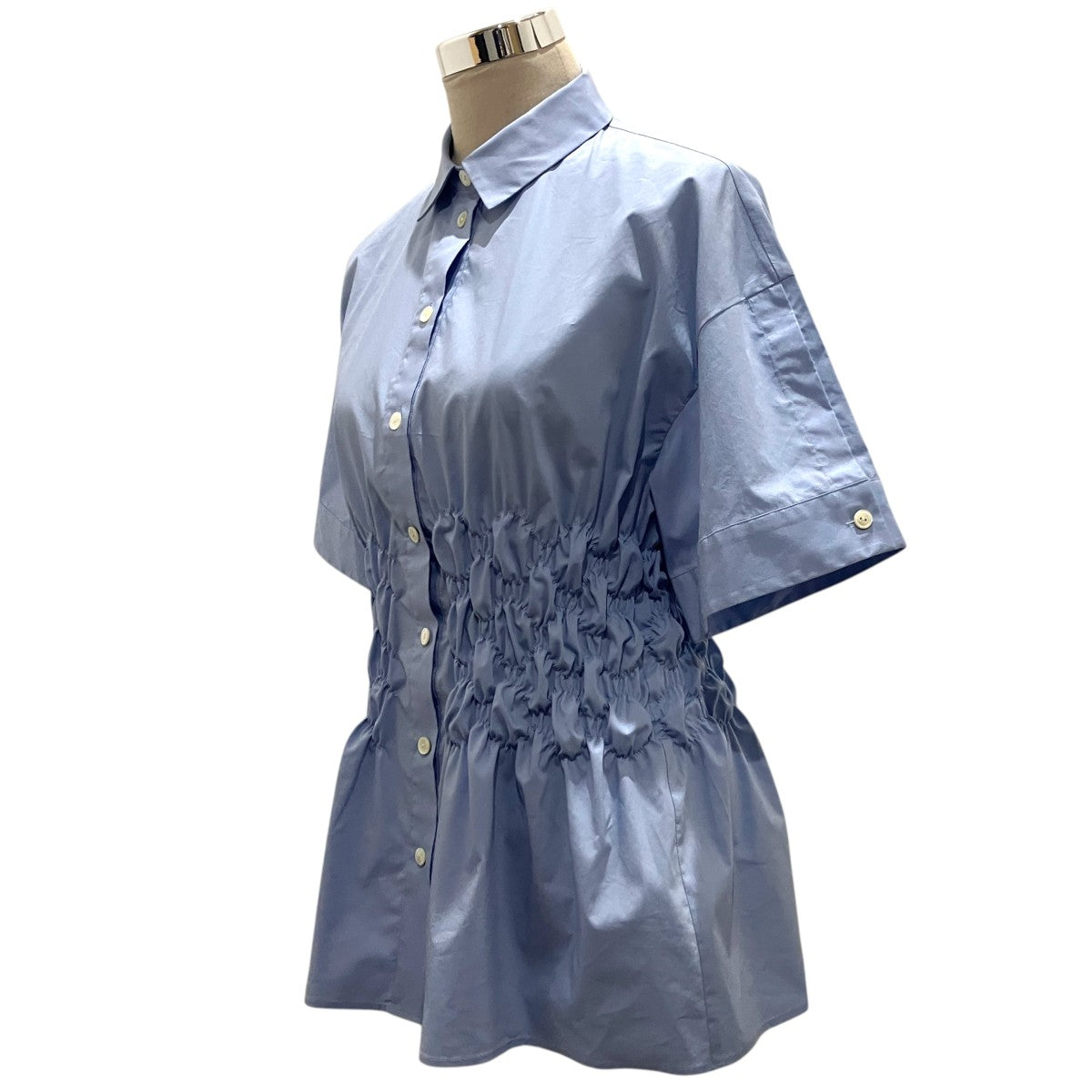 26SS【TCタイプライター Shirring SH】シャーリングシャツ300JA930-0591