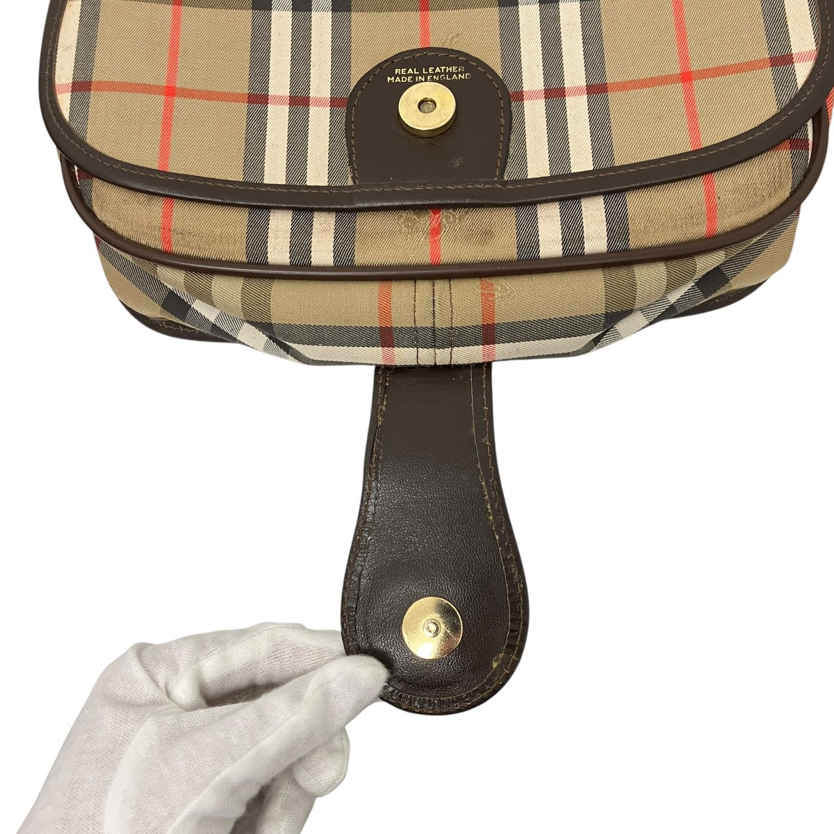Burberry’s ノバチェックショルダーバッグ 古着・中古-4枚目のアイテム画像
