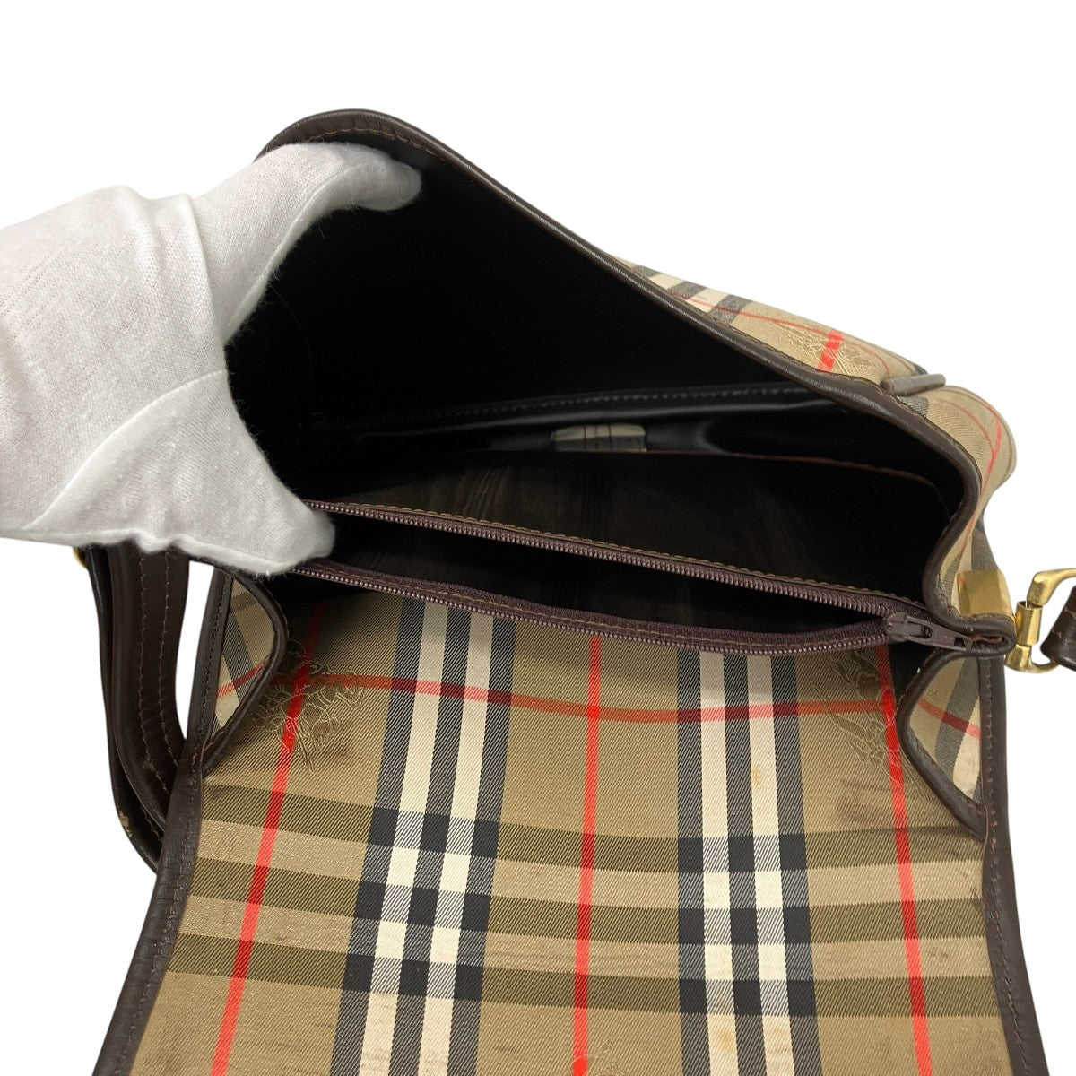 Burberry’s ノバチェックショルダーバッグ 古着・中古-5枚目のアイテム画像