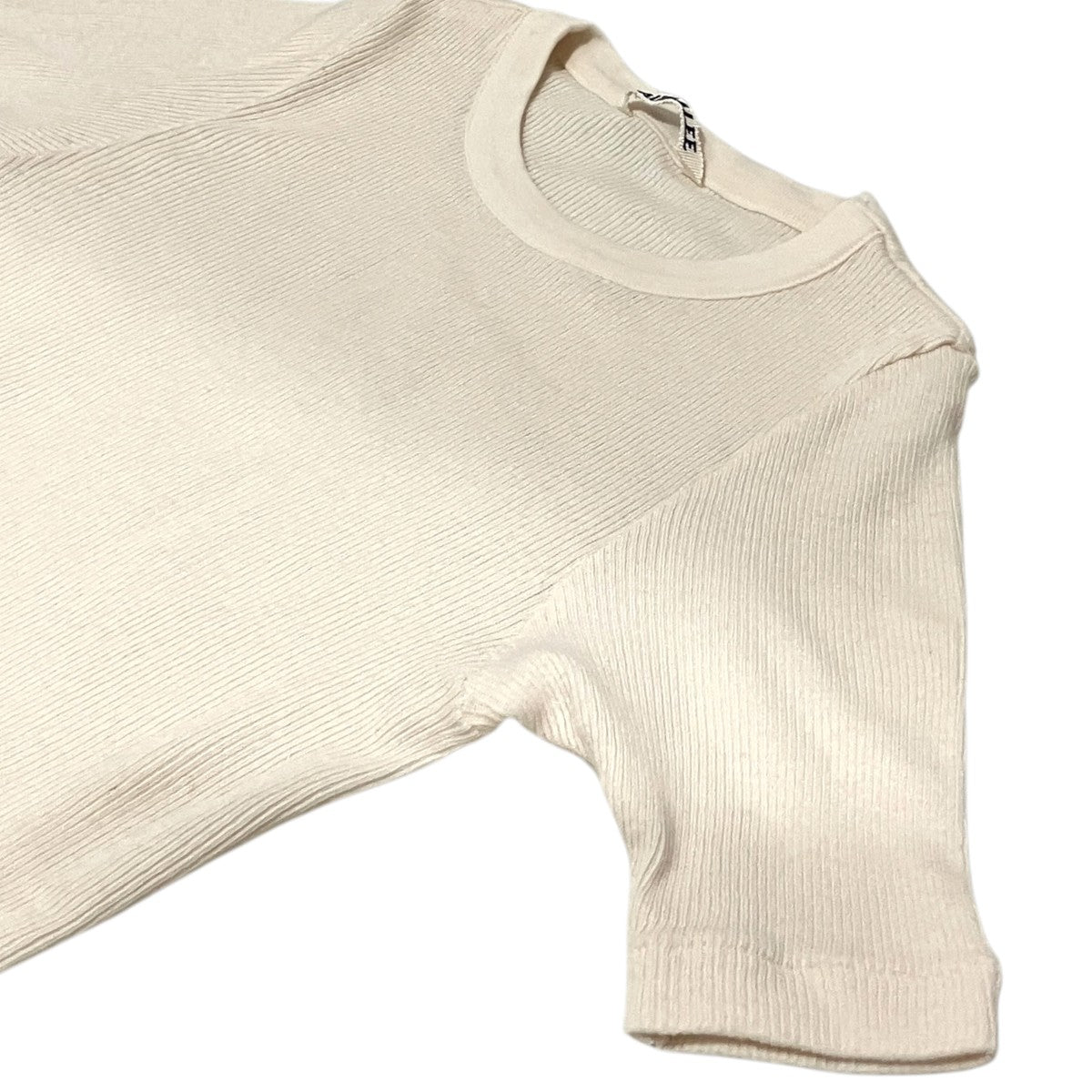 25SS【ORGANIC SOFT RIB TEE】リブニットTシャツA25ST04OT