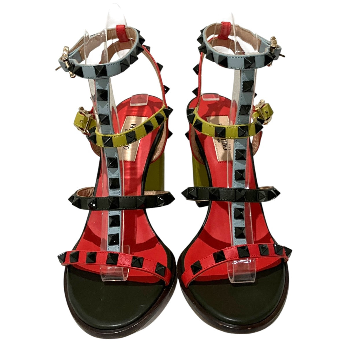 VALENTINO GARAVANI ロックスタッズサンダル 古着・中古-2枚目のアイテム画像