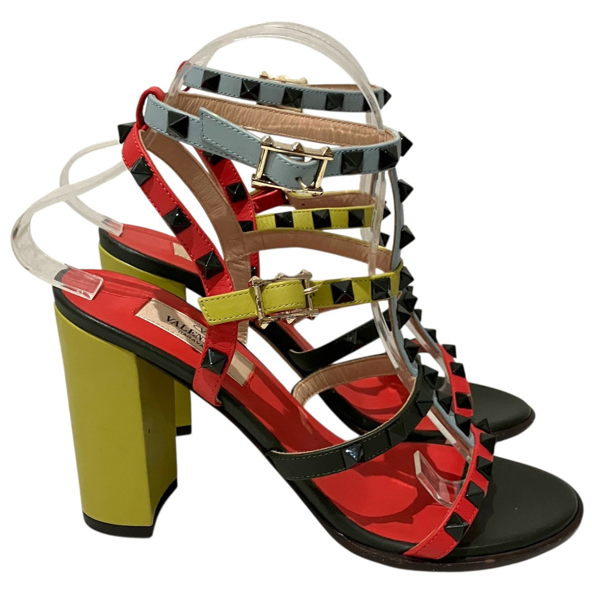 VALENTINO GARAVANI ロックスタッズサンダル 古着・中古-4枚目のアイテム画像