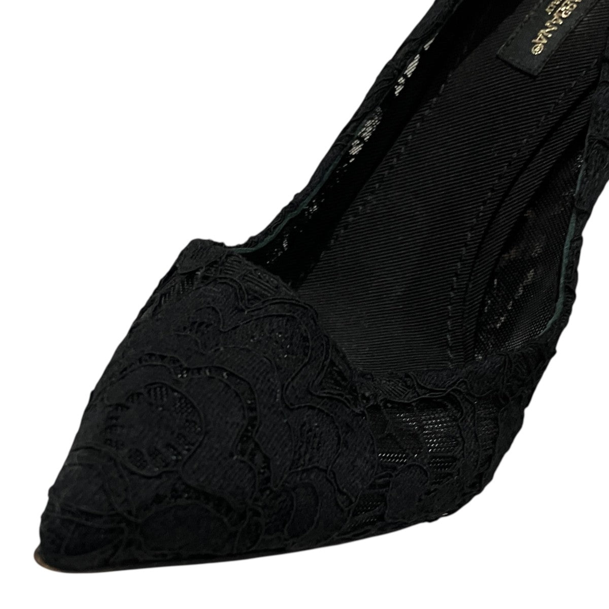 DOLCE ＆ GABBANA レースヒールパンプス 古着・中古-7枚目のアイテム画像