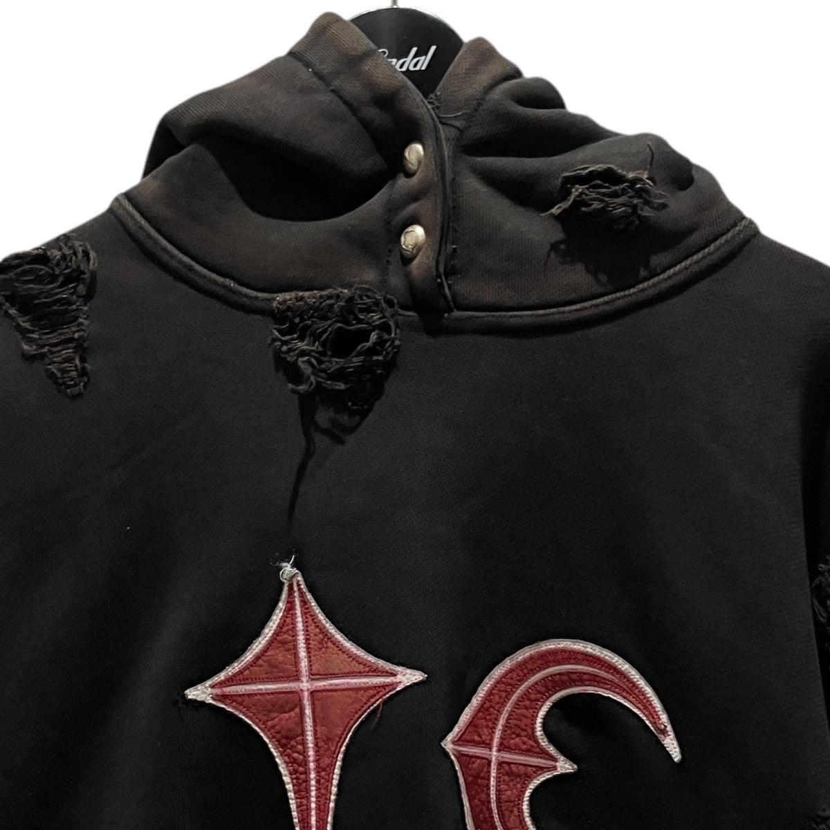 THUG CLUB ダメージ加工プルオーバーパーカーTC24SS0401 古着・中古-3枚目のアイテム画像