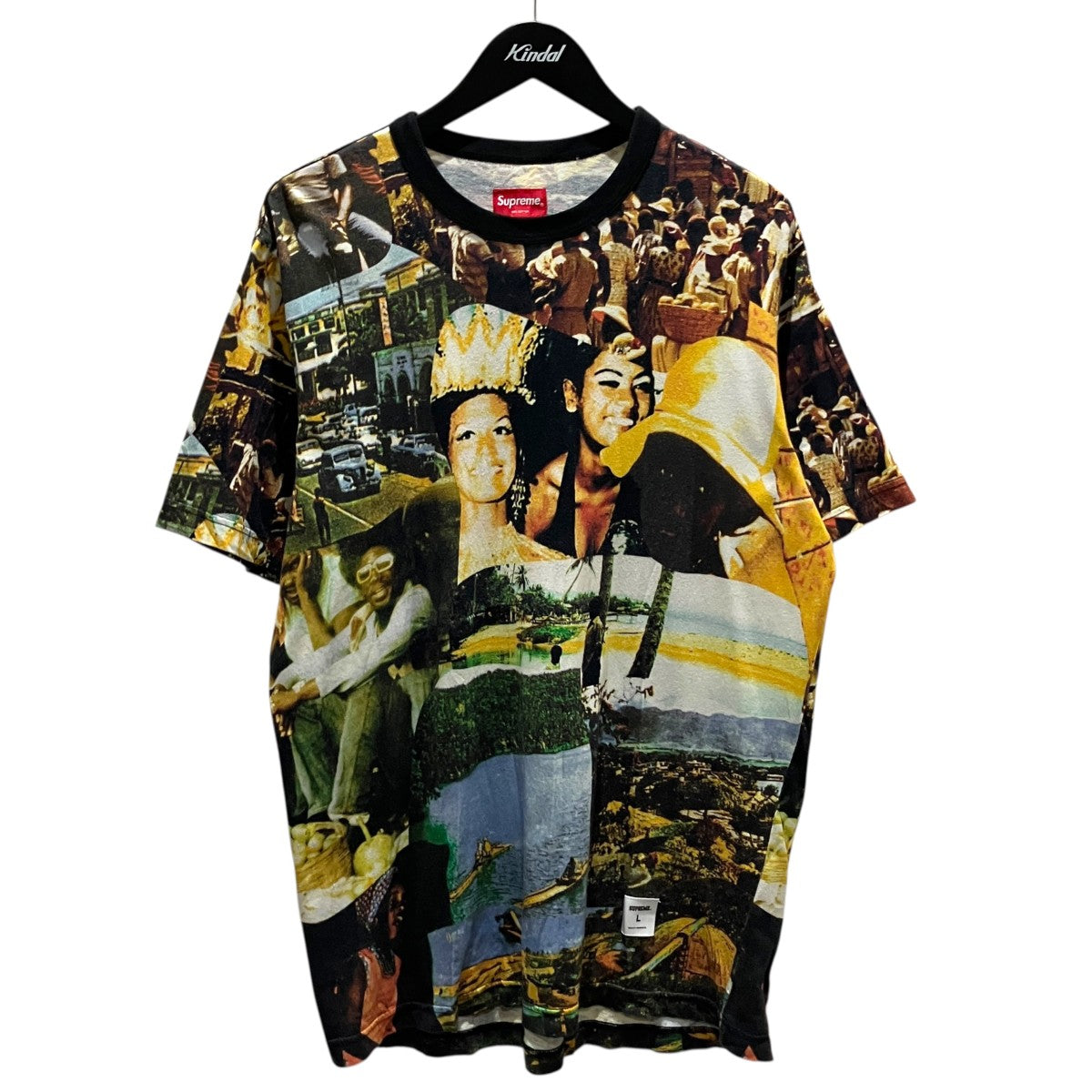 【Kingston Tee】総柄Tシャツ