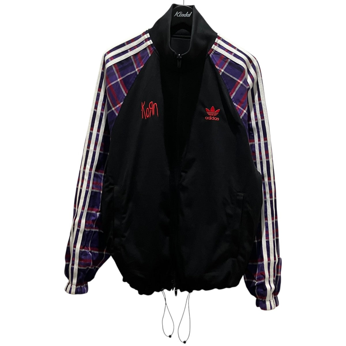 adidas×KORN 【KORN TRACK TOP BLACK】リバーシブルトラックジャケットJG1341 古着・中古-4枚目のアイテム画像