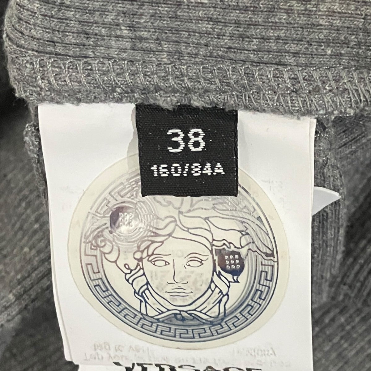 VERSACE フロントロゴノースリーブニットワンピース1017004 古着・中古-7枚目のアイテム画像