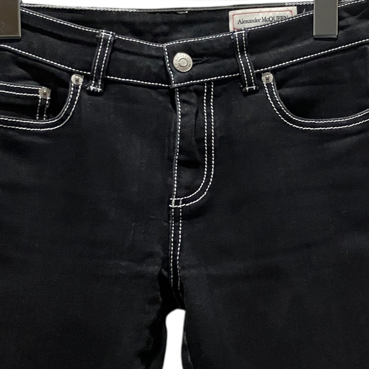 ALEXANDER McQUEEN デニムパンツ610458 QMAAR 古着・中古-3枚目のアイテム画像