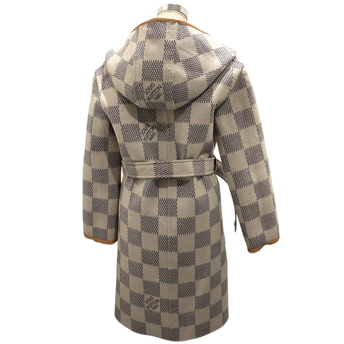 LOUIS VUITTON 22SSダミエアズール リバーシブルフーデッドコートRW221W KE2 FMCO09 古着・中古-5枚目のアイテム画像