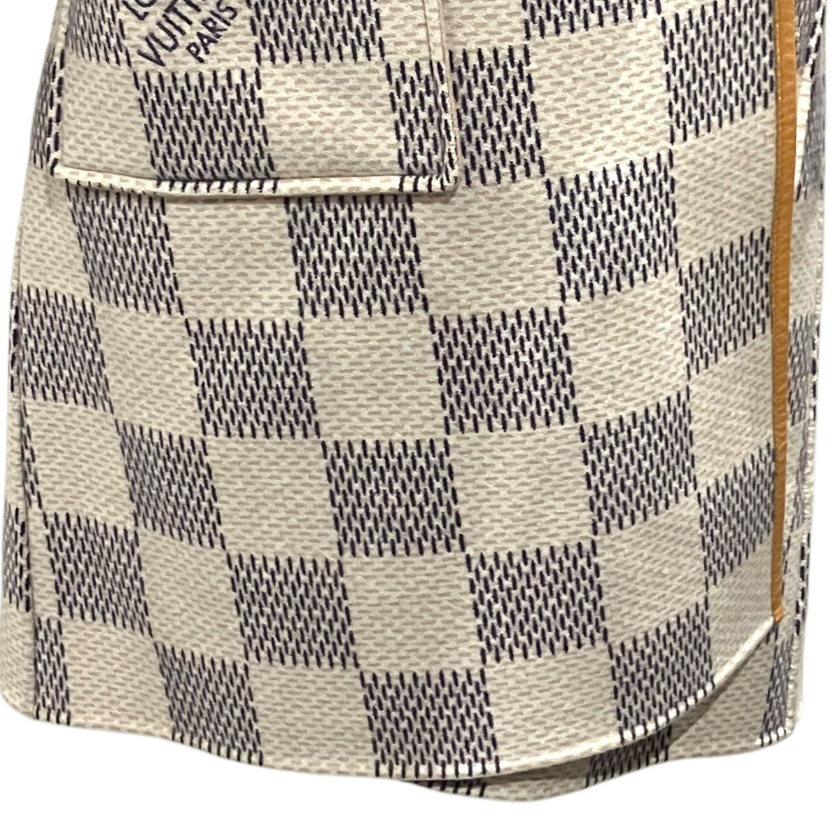 LOUIS VUITTON 22SSダミエアズール リバーシブルフーデッドコートRW221W KE2 FMCO09 古着・中古-6枚目のアイテム画像