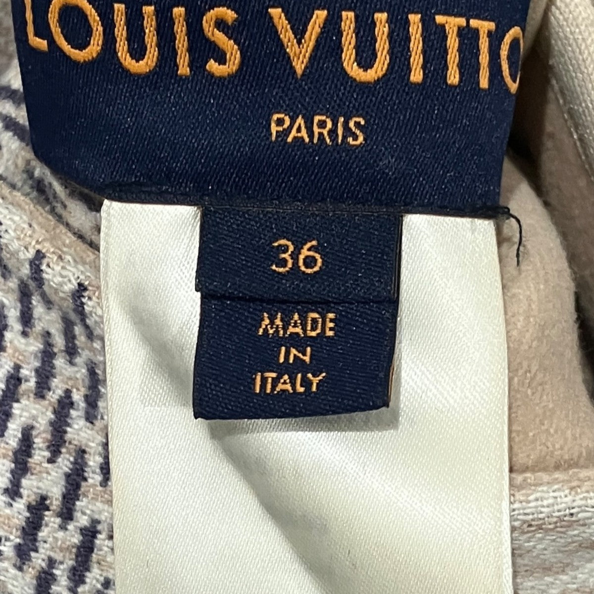 LOUIS VUITTON 22SSダミエアズール リバーシブルフーデッドコートRW221W KE2 FMCO09 古着・中古-8枚目のアイテム画像